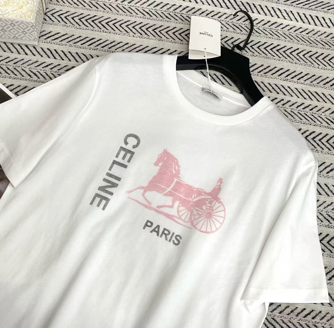 CEL1NE キャリッジレターTシャツ【50％割引+送料無料】