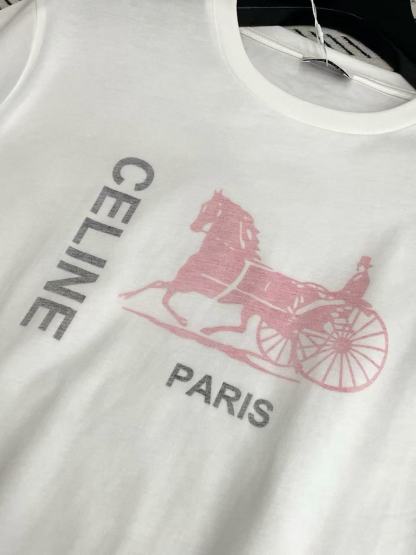 CEL1NE キャリッジレターTシャツ【50％割引+送料無料】