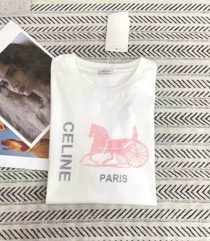 CEL1NE キャリッジレターTシャツ【50％割引+送料無料】