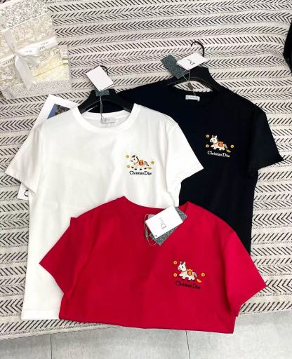 DIOR 刺繍ポニーレターTシャツ【50％割引+送料無料】