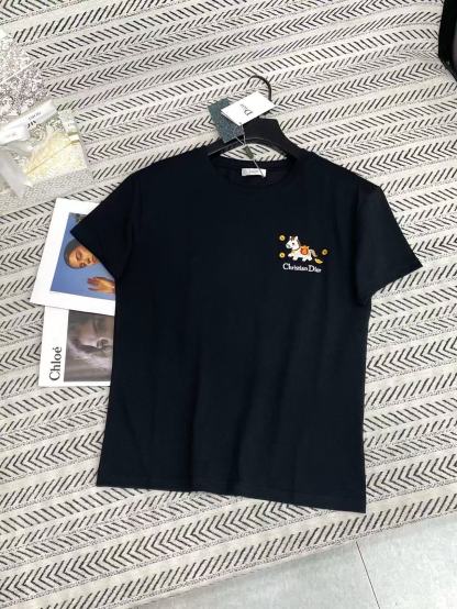 DIOR 刺繍ポニーレターTシャツ【50％割引+送料無料】