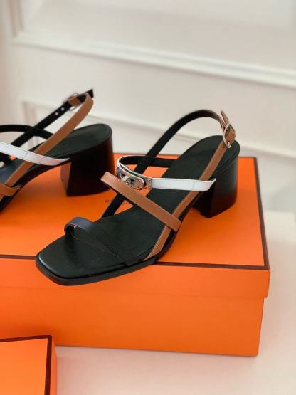 HERME5 高品質ケリーバックルサンダル【50％割引+送料無料】