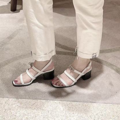 HERME5 高品質ケリーバックルサンダル【50％割引+送料無料】