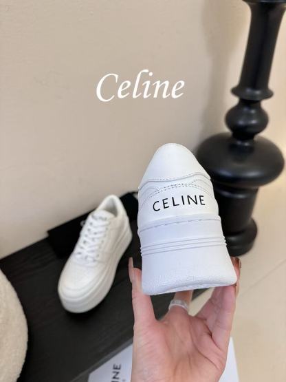 CEL1NE 高品質厚底カジュアルホワイトスニーカー【50％割引+送料無料】