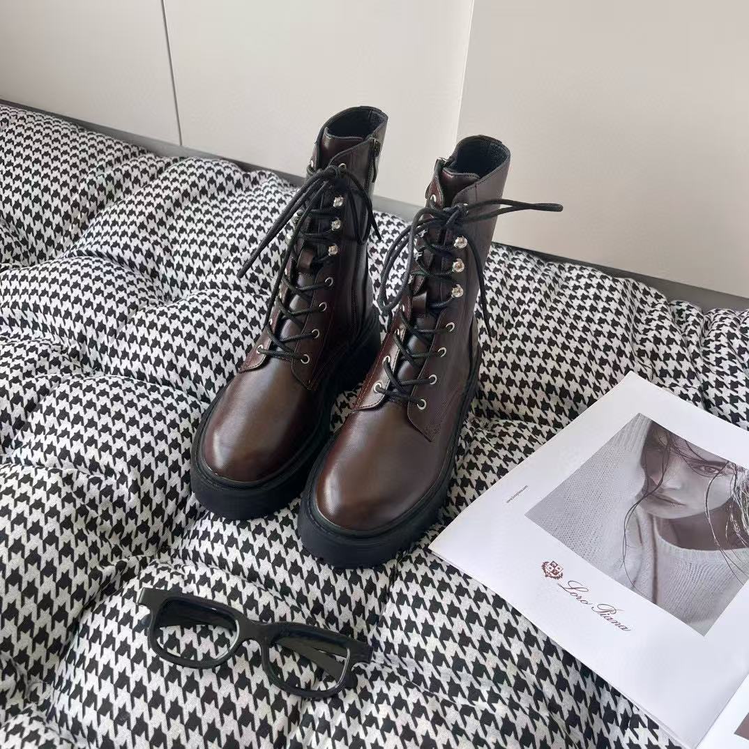 CEL1NE 凱旋門 レースアップ アンクルブーツ【50％割引+送料無料】