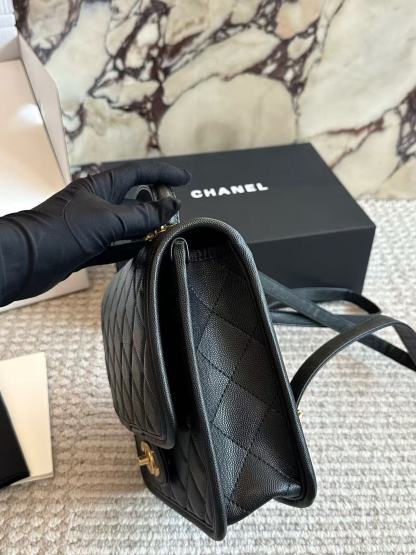 CHANE1 キャビアレザーバックパック【50％割引+送料無料】