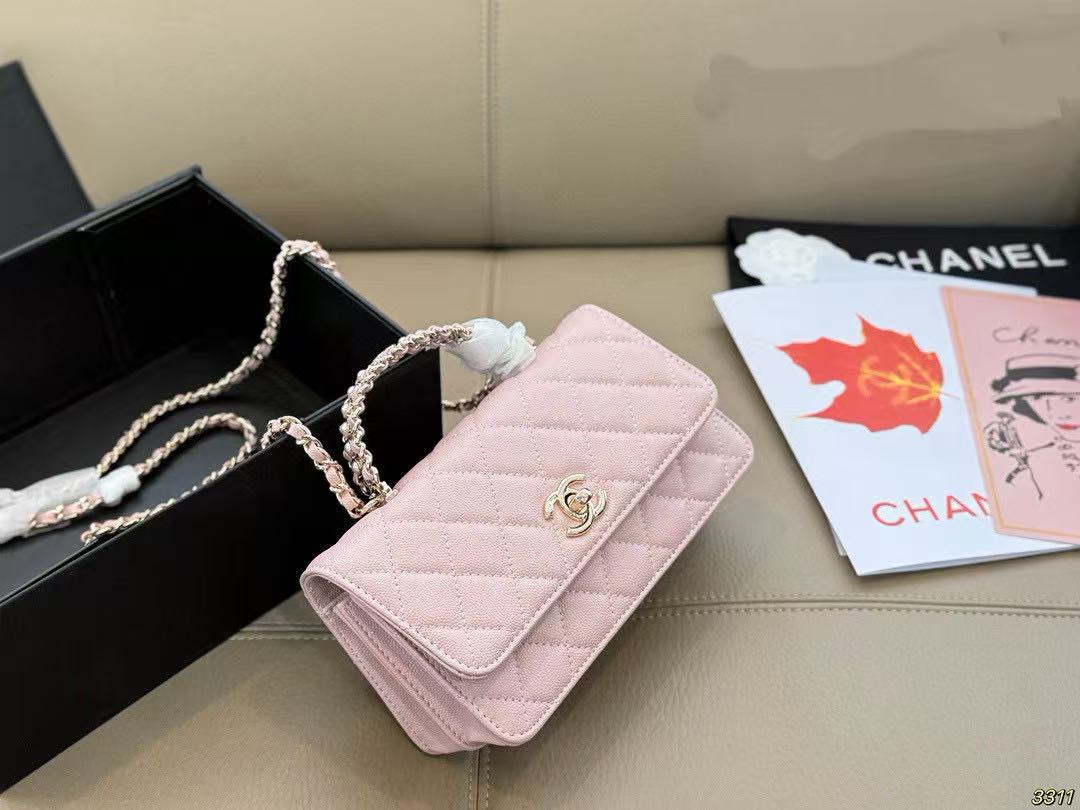 CHANE1 ピンクチェーンバッグ【50％割引+送料無料】