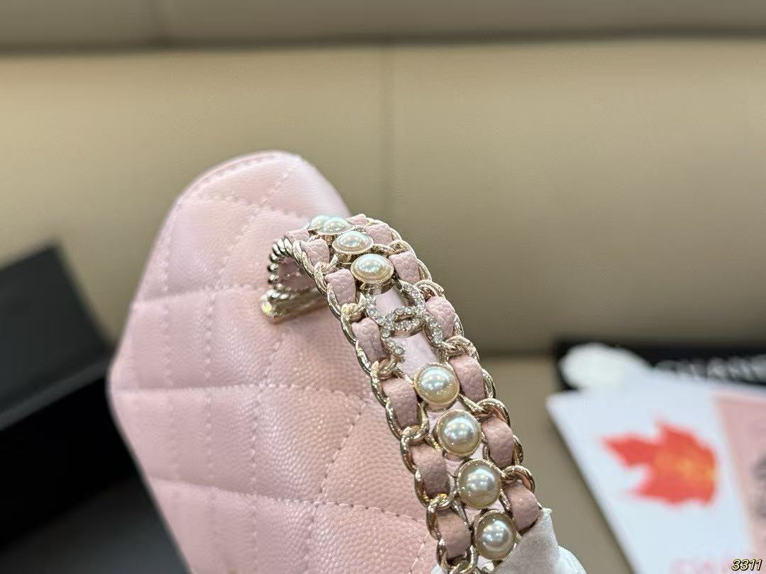 CHANE1 ピンクチェーンバッグ【50％割引+送料無料】