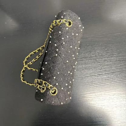 CHANE1CF クラシックウールパールチェーンバッグ【50％割引+送料無料】