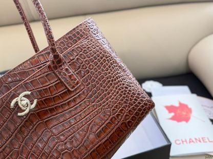 CHANE1 クロコダイルスキン ショッピングバッグ【50％割引+送料無料】