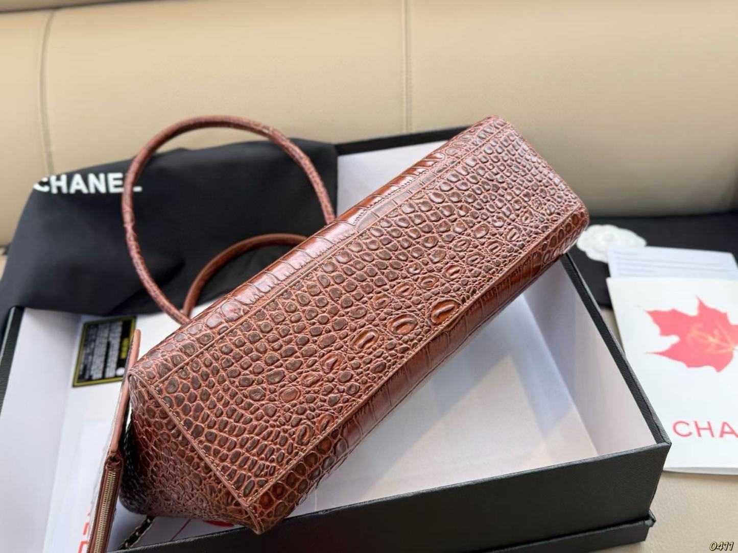 CHANE1 クロコダイルスキン ショッピングバッグ【50％割引+送料無料】
