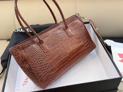 CHANE1 クロコダイルスキン ショッピングバッグ【50％割引+送料無料】