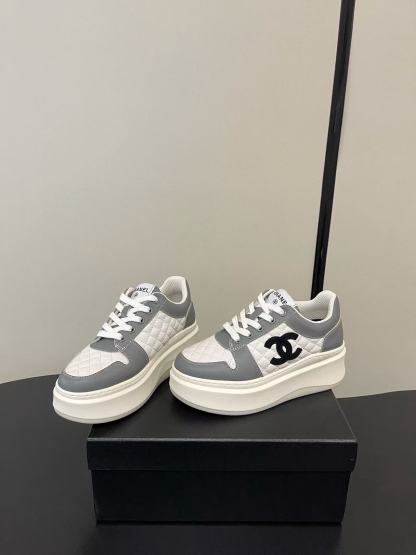 CHANE1 高品質ダブルCプラットフォームシューズ【50％割引+送料無料】