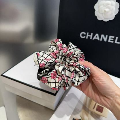 CHANE1 プリントヘアタイ【50％割引+送料無料】