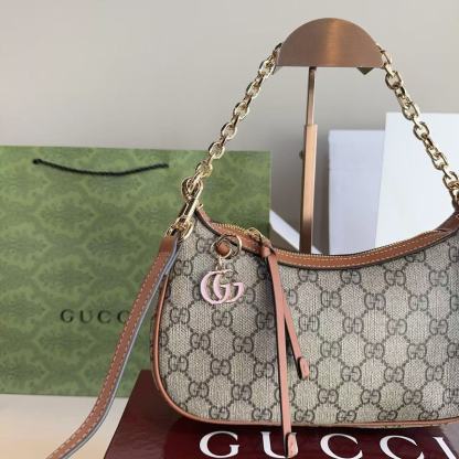 GUCC1 ジャカードチェーンショルダーバッグ【50％割引+送料無料】