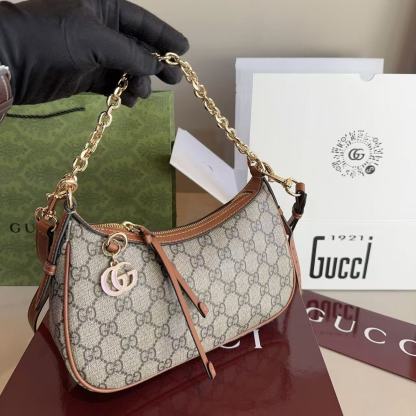 GUCC1 ジャカードチェーンショルダーバッグ【50％割引+送料無料】