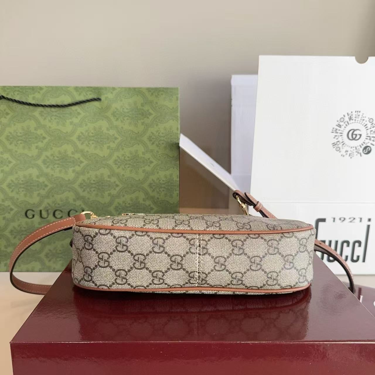 GUCC1 ジャカードチェーンショルダーバッグ【50％割引+送料無料】