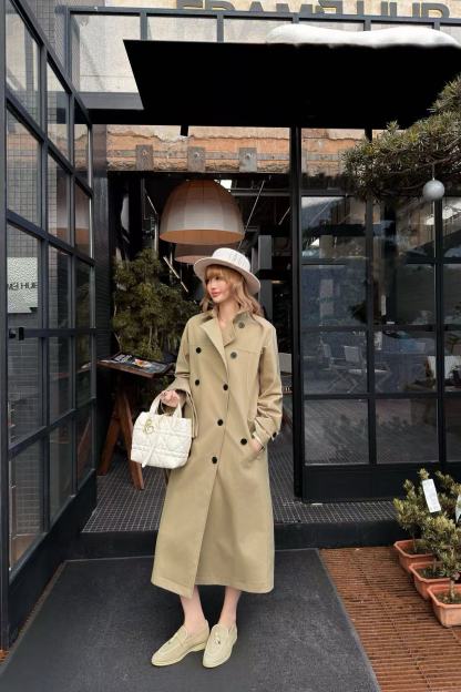 DIORのダブルブレストコート＋スカーフ【50％割引+送料無料】