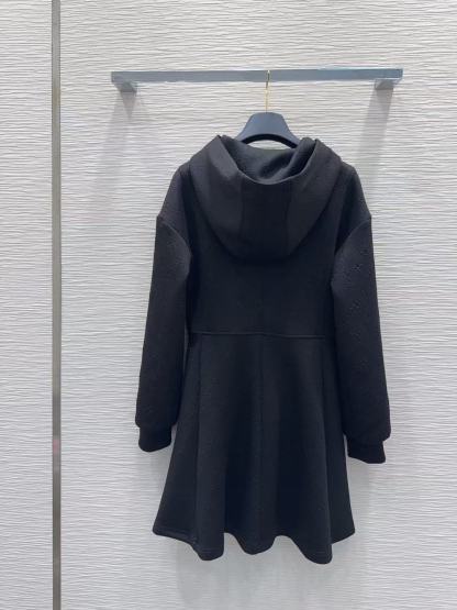 LVフード付きジップアップドレス【50％割引+送料無料】