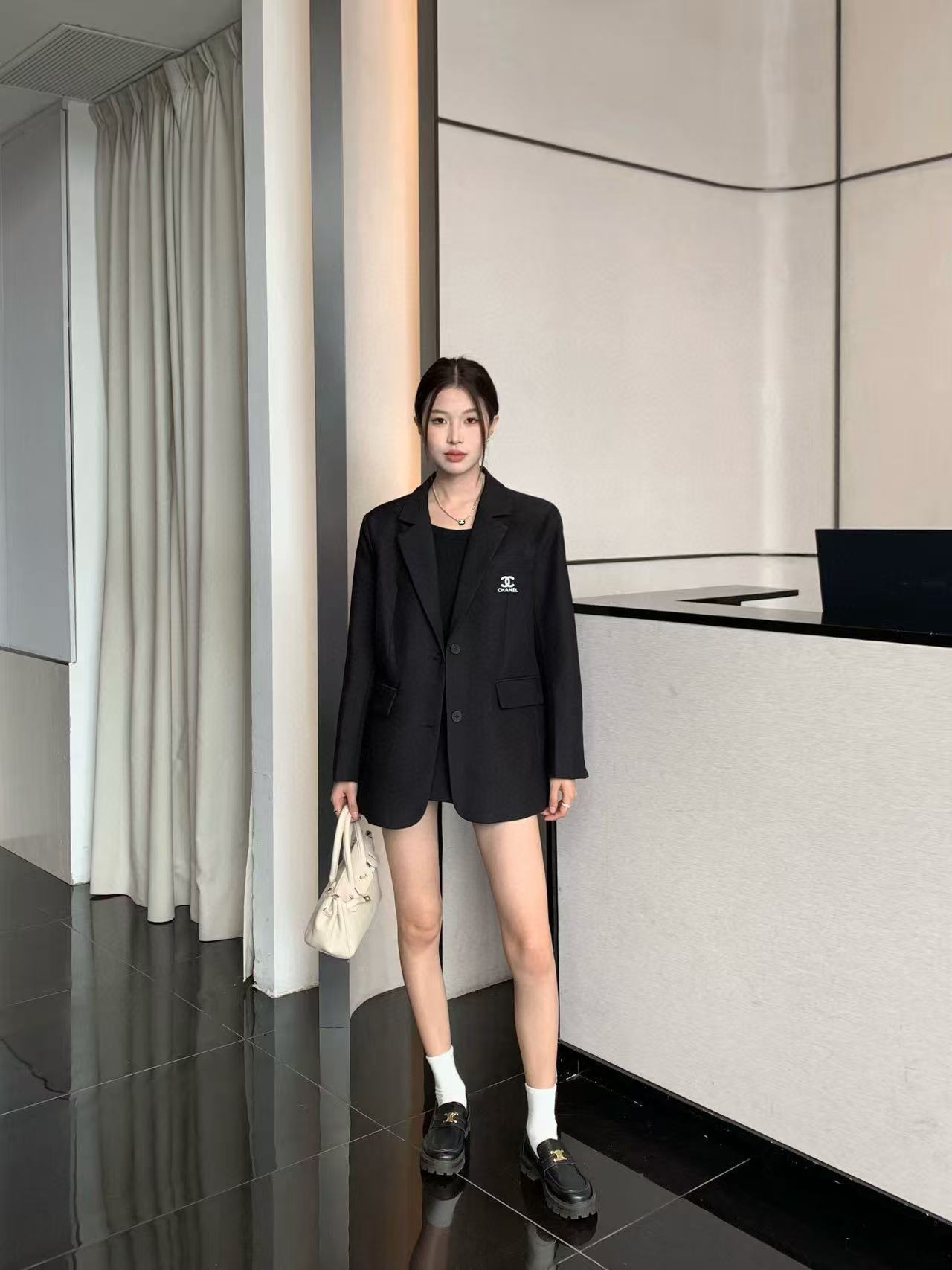 CHANE1 ダブルC スーツジャケット【50％割引+送料無料】