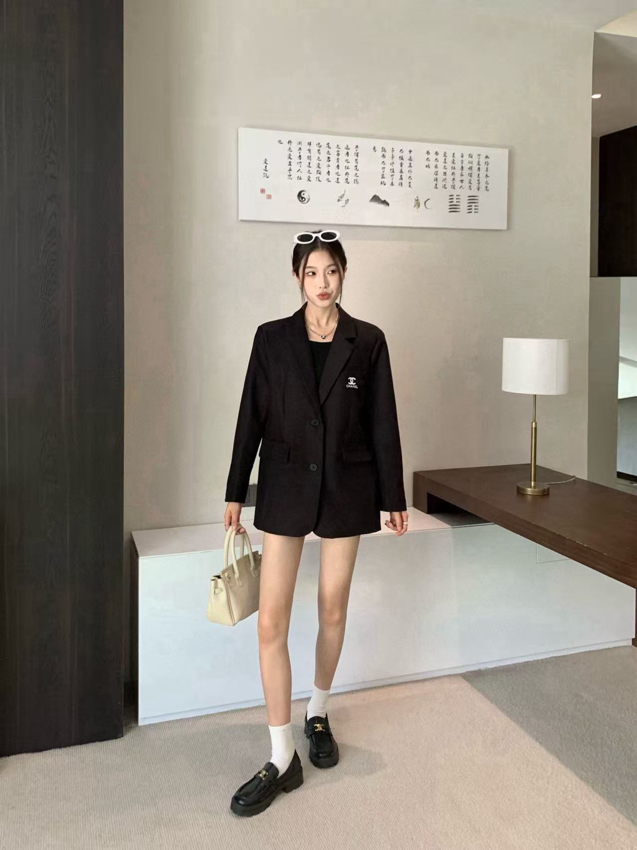 CHANE1 ダブルC スーツジャケット【50％割引+送料無料】