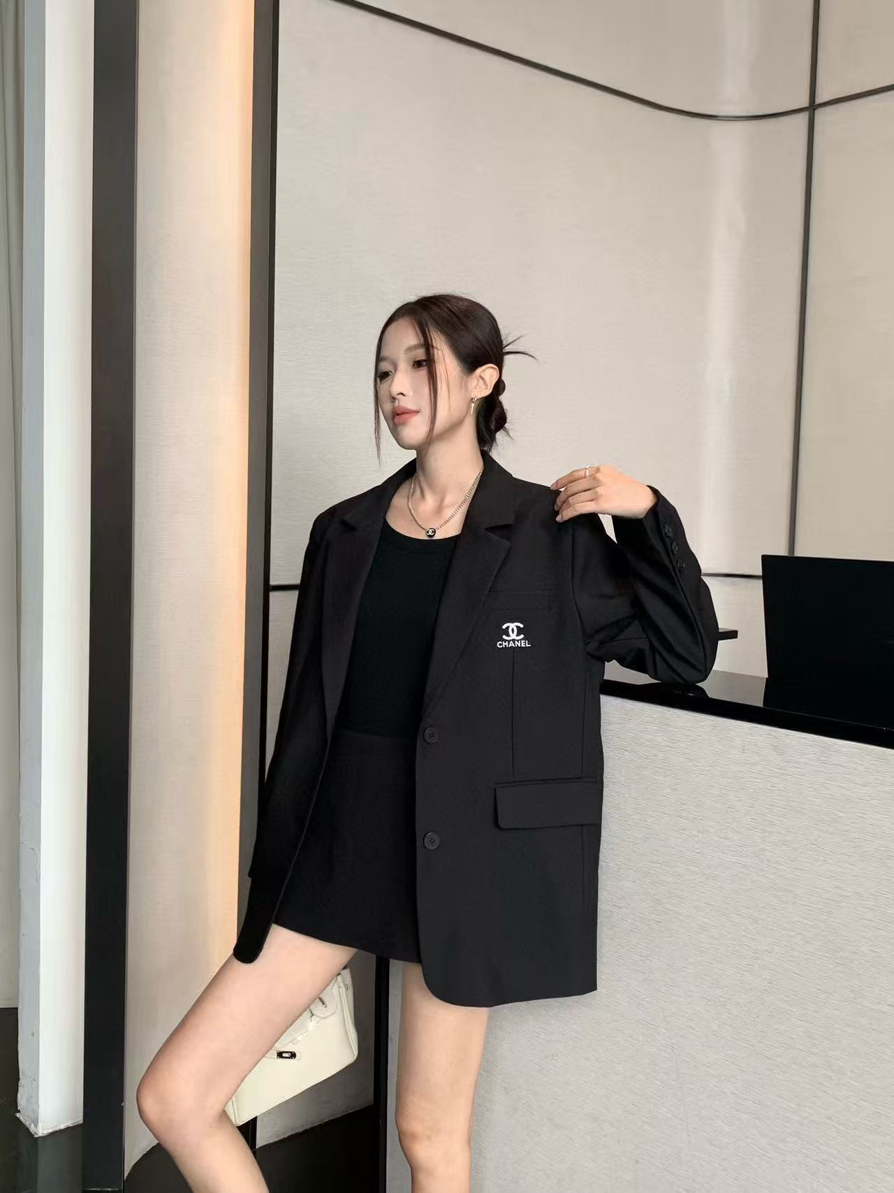 CHANE1 ダブルC スーツジャケット【50％割引+送料無料】