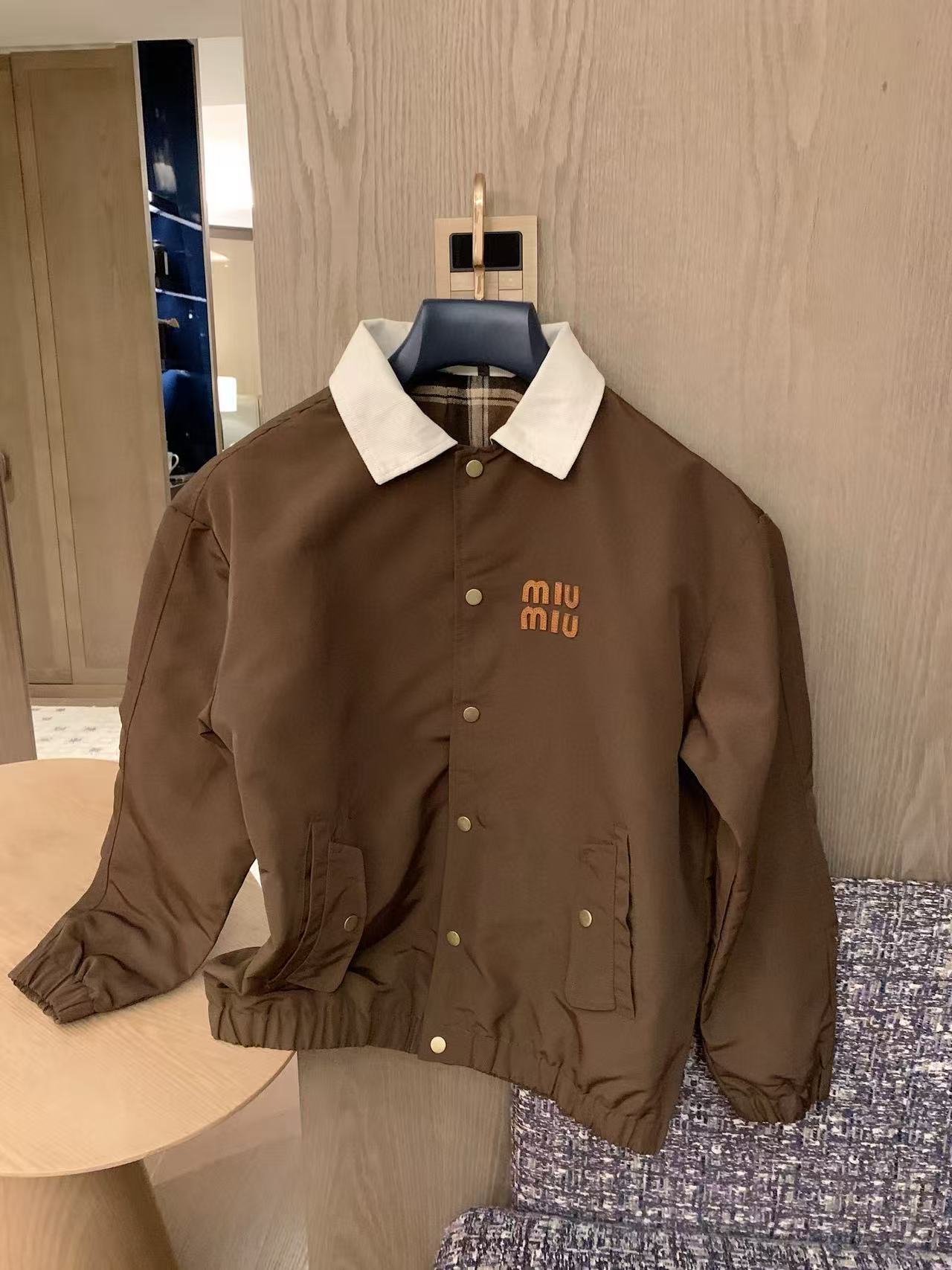 M1UM1U 襟付きレタージャケット【50％割引+送料無料】