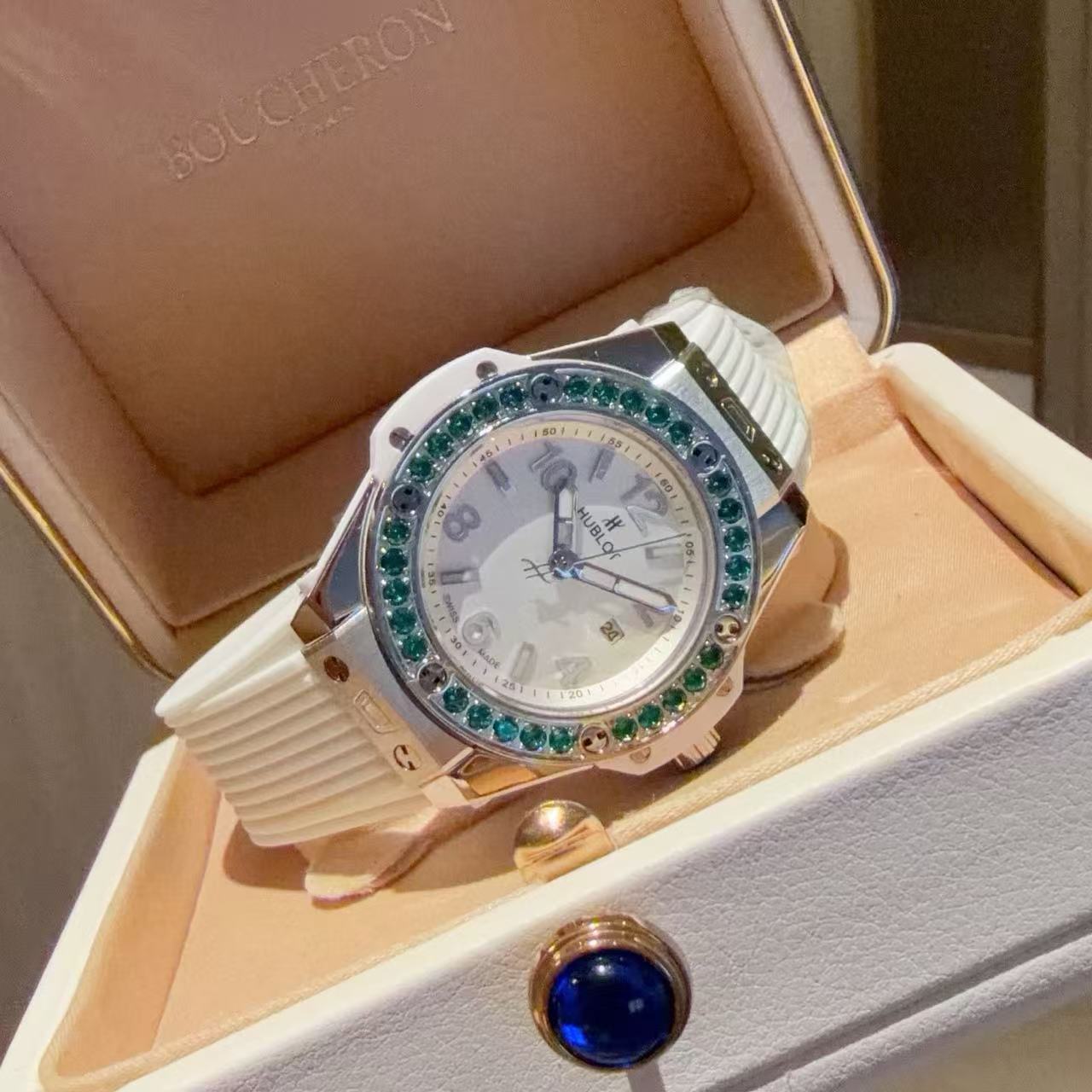 HUBL0T ダイヤモンドセット レディースウォッチ【50％割引+送料無料】