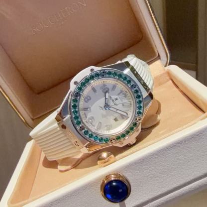 HUBL0T ダイヤモンドセット レディースウォッチ【50％割引+送料無料】