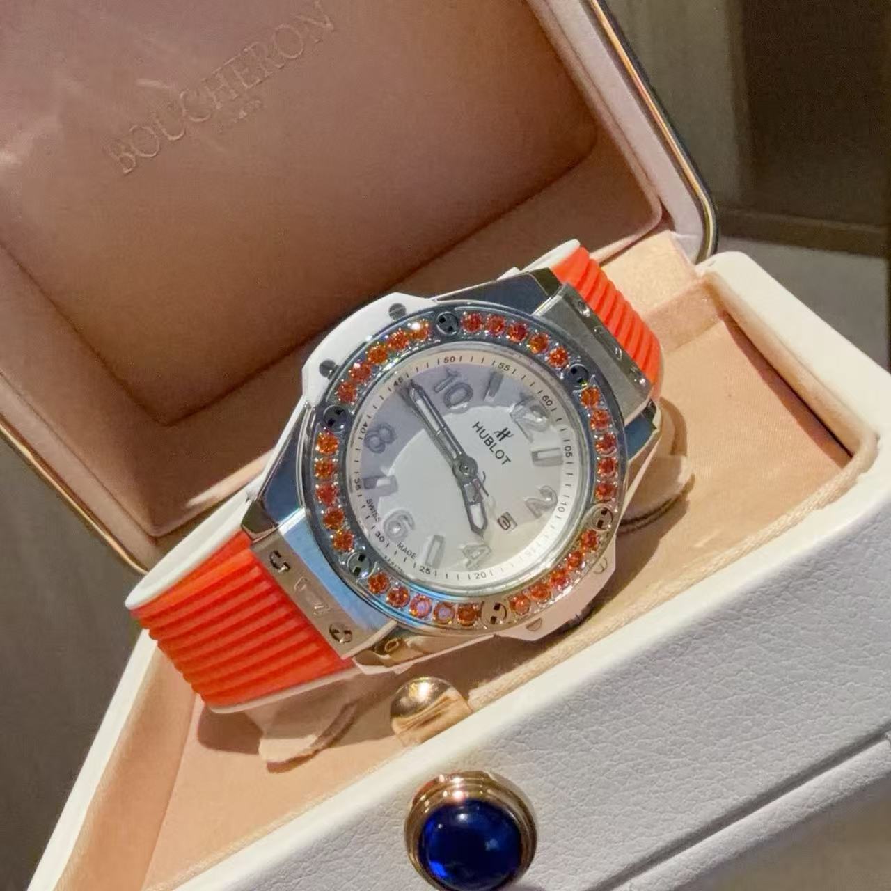 HUBL0T ダイヤモンドセット レディースウォッチ【50％割引+送料無料】
