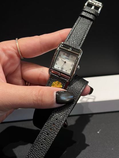 HERME5 レザーストラップ レディースウォッチ【50％割引+送料無料】