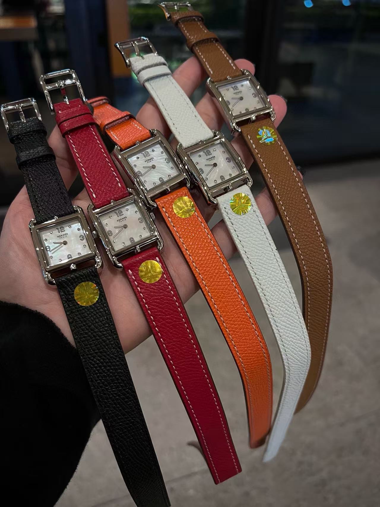HERME5 レザーストラップ レディースウォッチ【50％割引+送料無料】