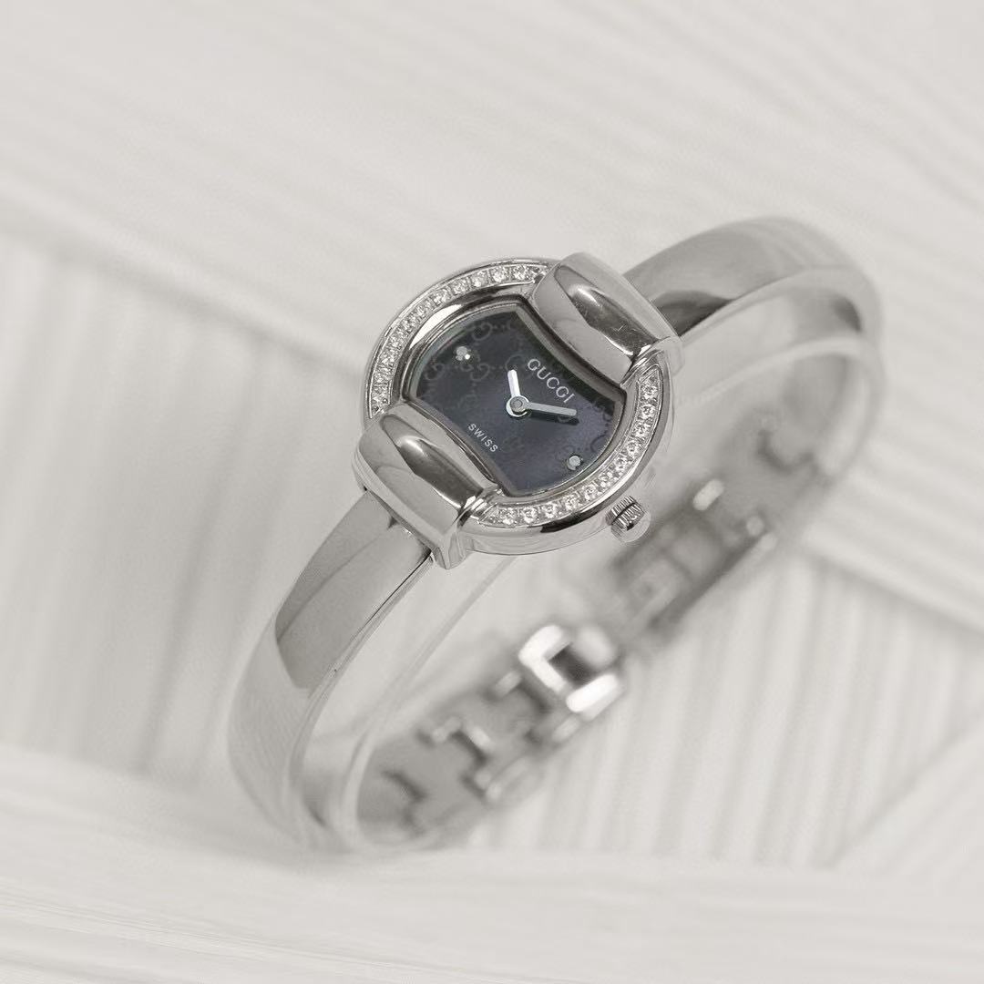 GUCC1 ジャカードブレスレット レディースウォッチ【50％割引+送料無料】