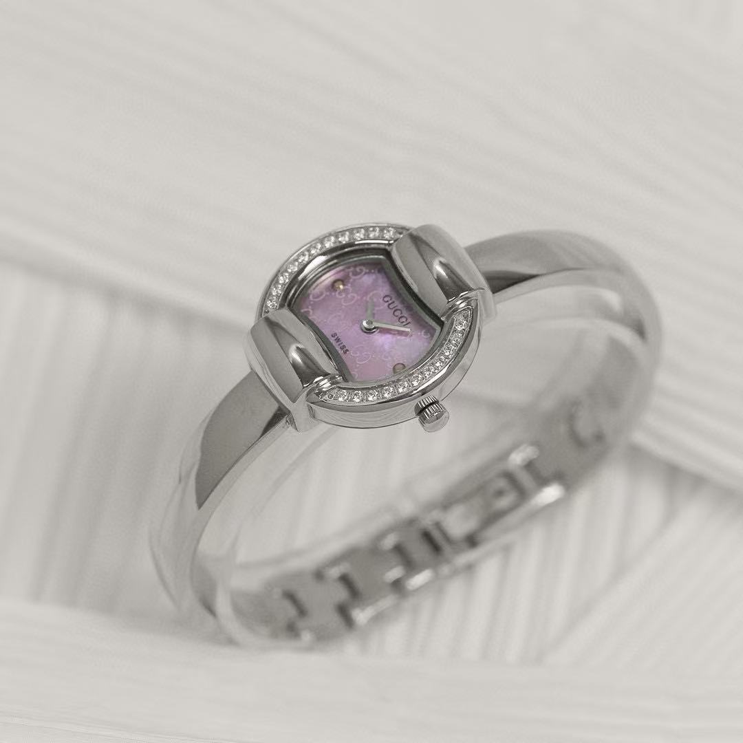 GUCC1 ジャカードブレスレット レディースウォッチ【50％割引+送料無料】