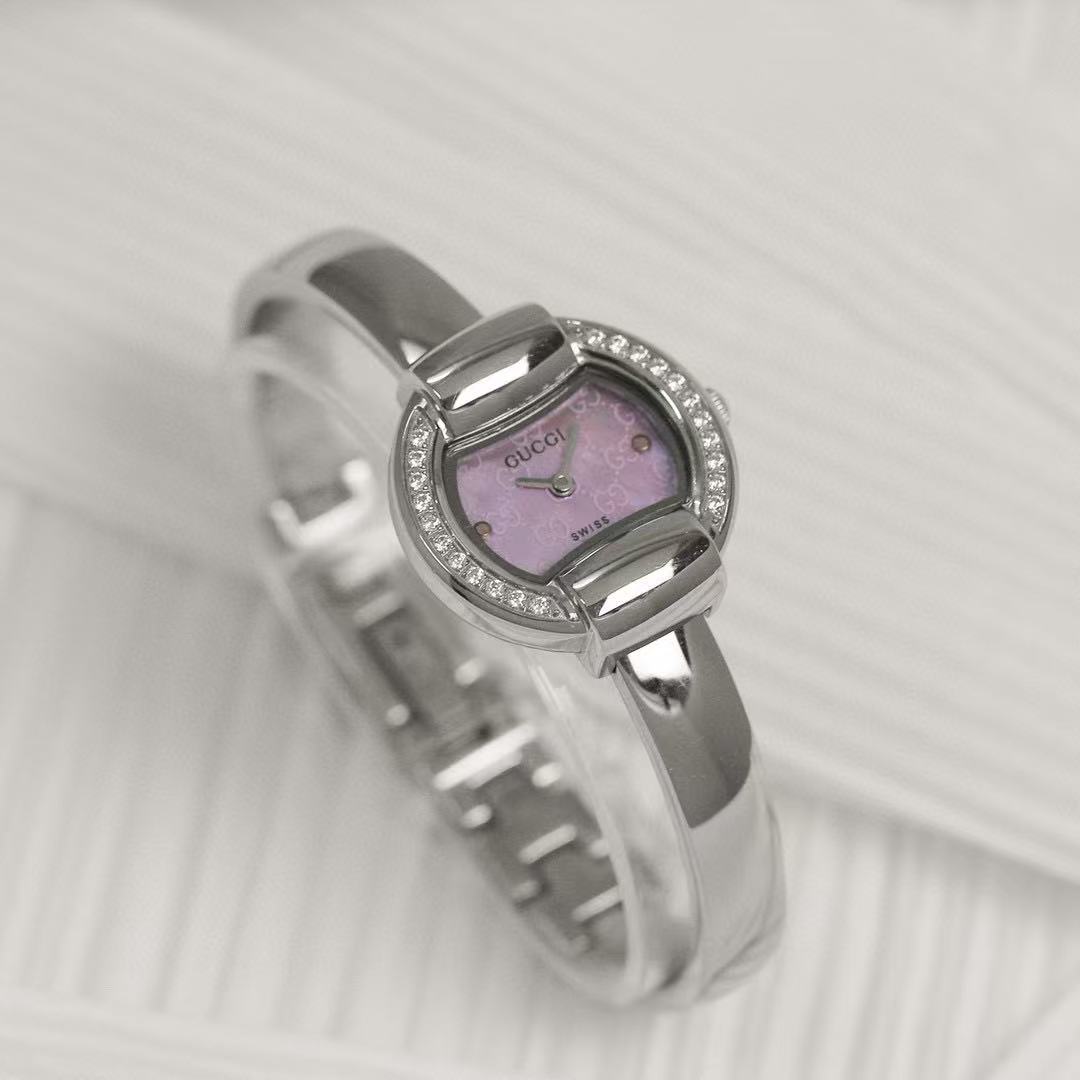 GUCC1 ジャカードブレスレット レディースウォッチ【50％割引+送料無料】