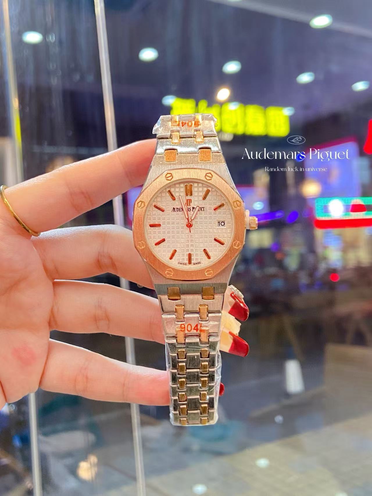 Audemarsp1guetスチールバンドの腕時計【50％割引+送料無料】