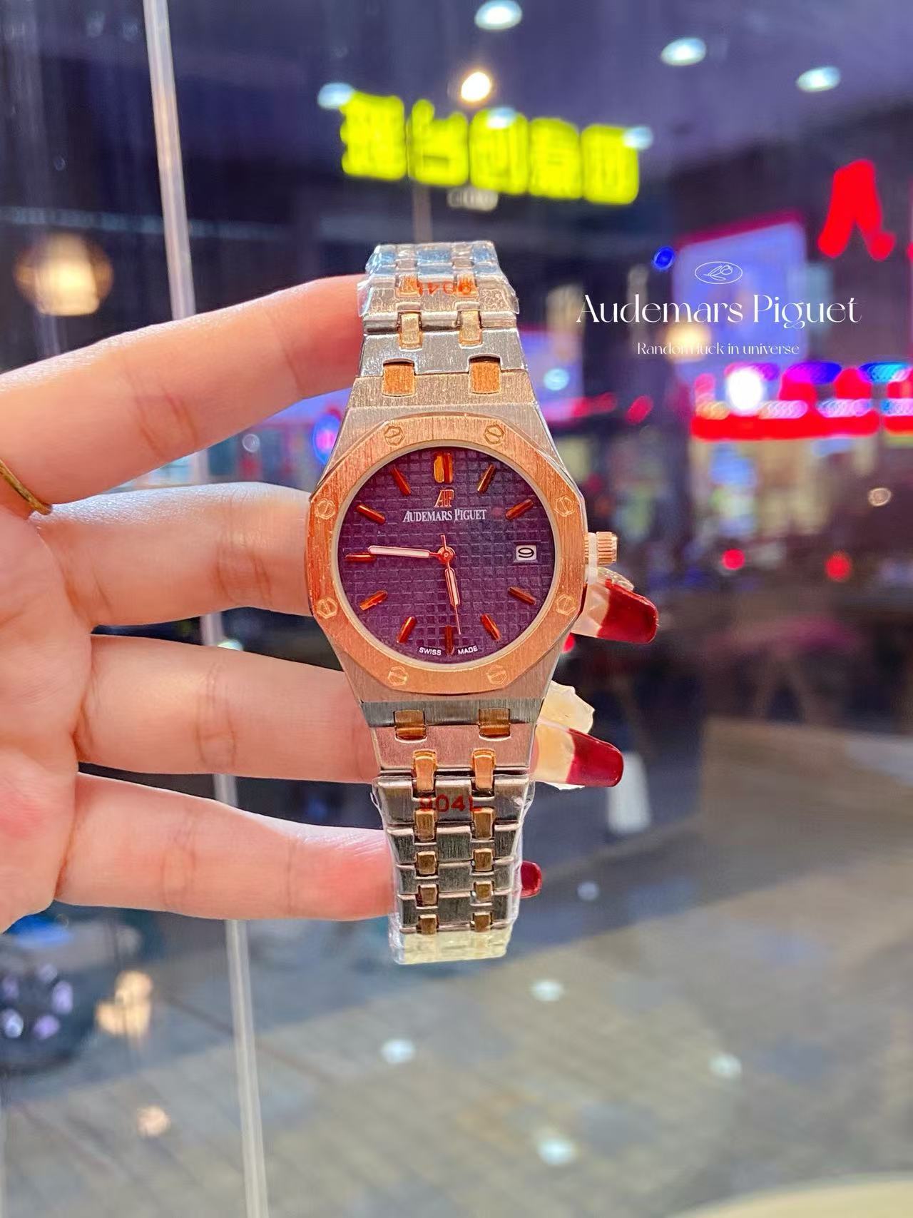 Audemarsp1guetスチールバンドの腕時計【50％割引+送料無料】