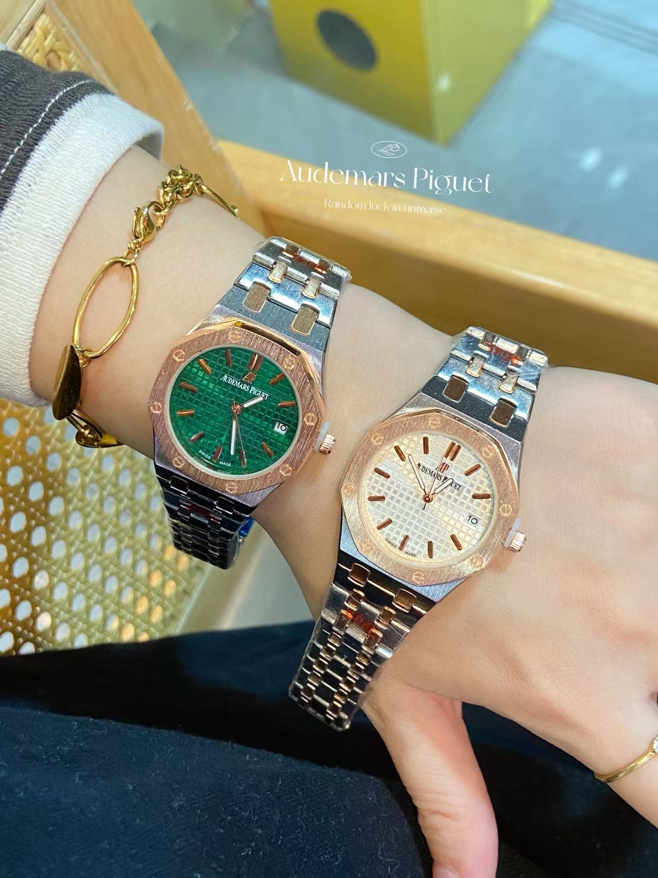 Audemarsp1guetスチールバンドの腕時計【50％割引+送料無料】