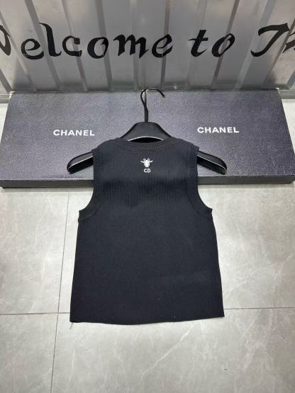 DIOR エンブロイダリー レタープリント ウールベスト【50％割引+送料無料】