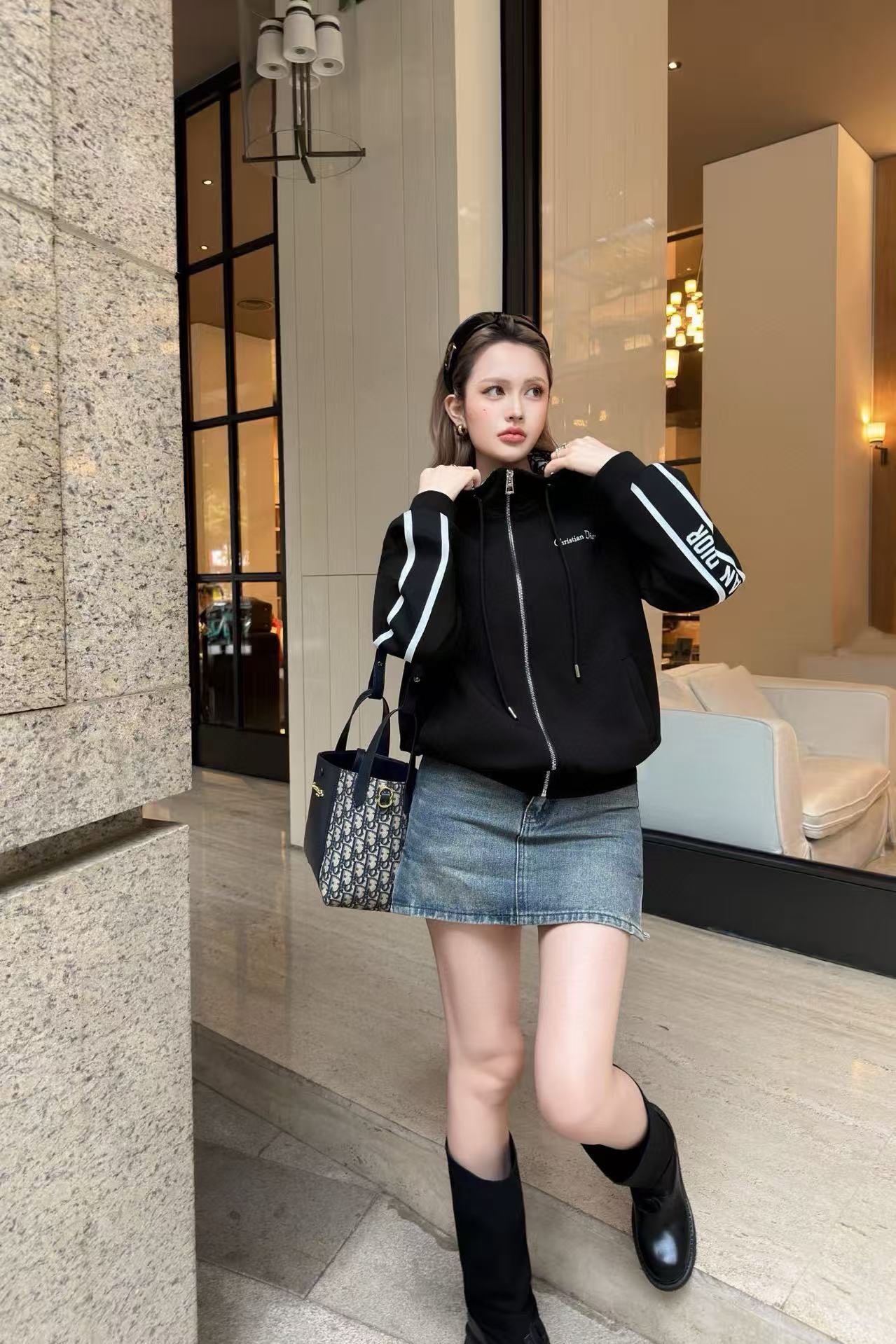 DIORレターフードジャケット【50％割引+送料無料】