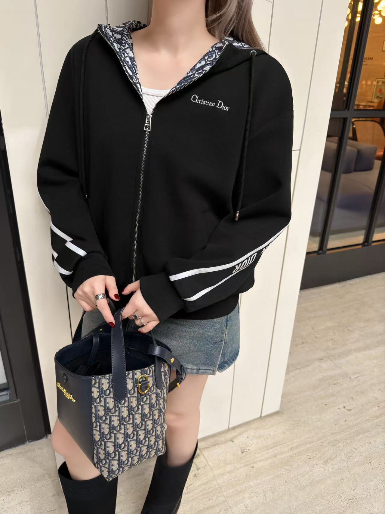 DIORレターフードジャケット【50％割引+送料無料】