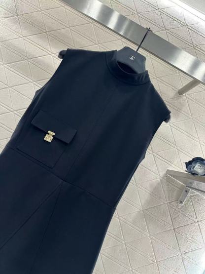 LVミニマリストノースリーブドレス【50％割引+送料無料】