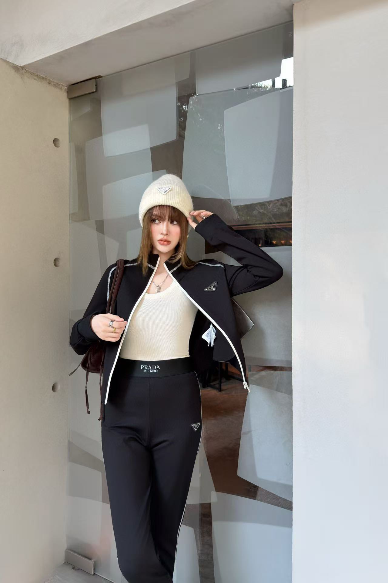 PR4DA ジップアップジャケット+パンツ ツーピースセット【50％割引+送料無料】