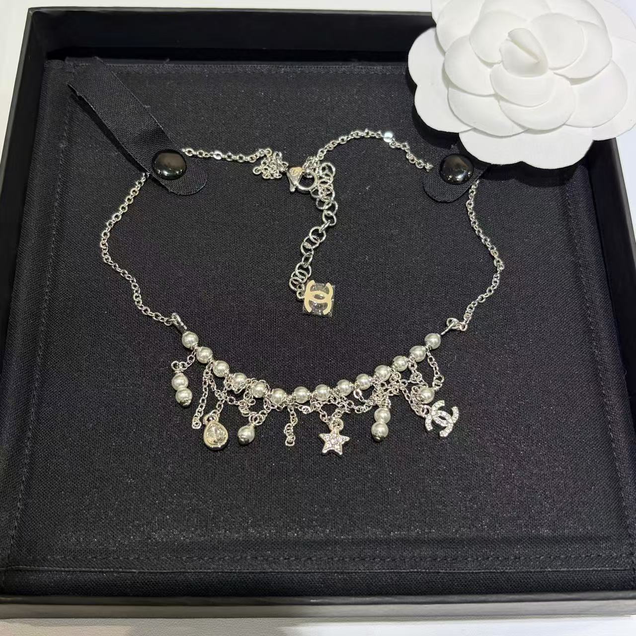 CHANE1 タッセルパールネックレス【50％割引+送料無料】