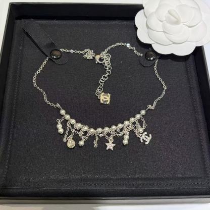 CHANE1 タッセルパールネックレス【50％割引+送料無料】