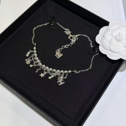 CHANE1 タッセルパールネックレス【50％割引+送料無料】