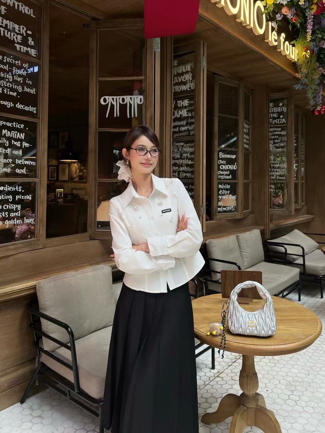 M1UM1U 襟付きシャツ【50％割引+送料無料】