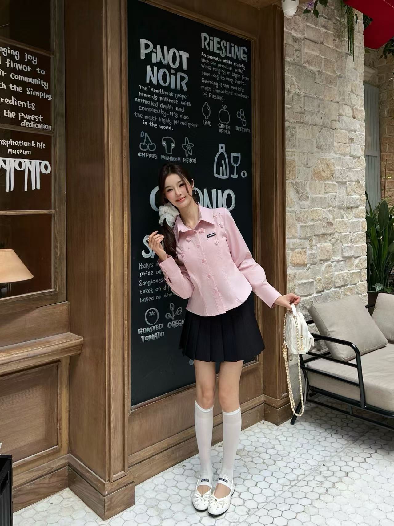 M1UM1U 襟付きシャツ【50％割引+送料無料】