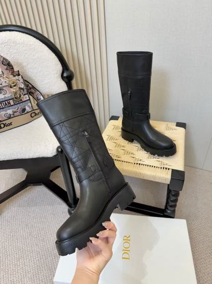 DI0R高品質の牛革ハイブーツ【50％割引+送料無料】