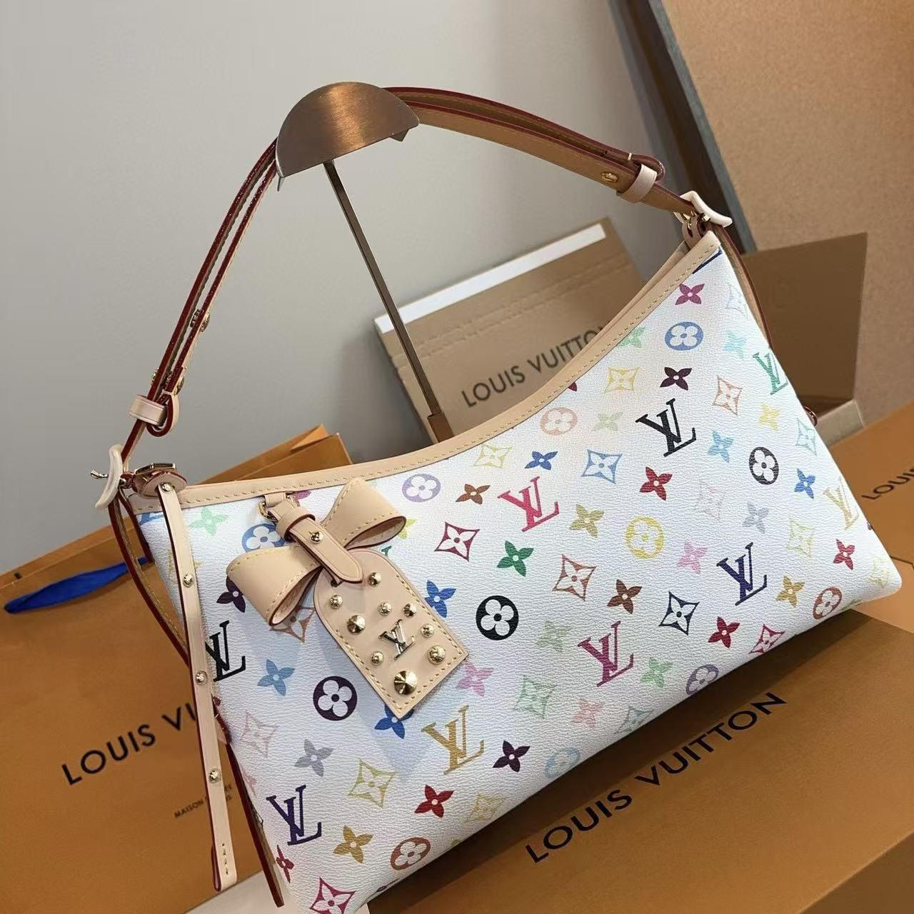 LVプリントハンドバッグ【50％割引+送料無料】